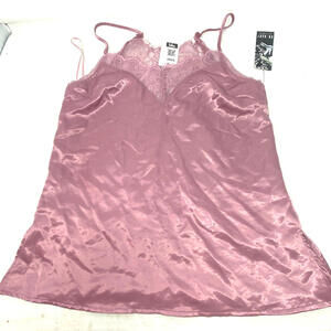 Women's One Hart Dressy Light Orchid Color Lace Top Size Small